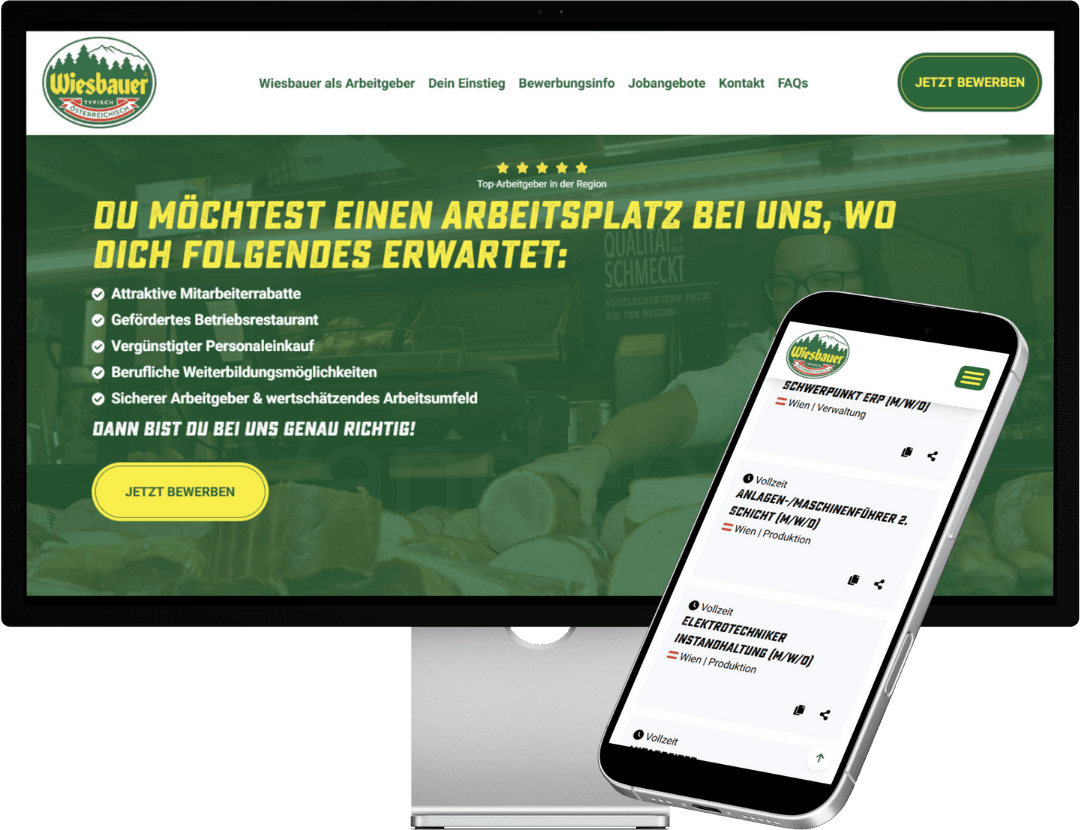 Screenshot der Wiesbauer-Website von divrent