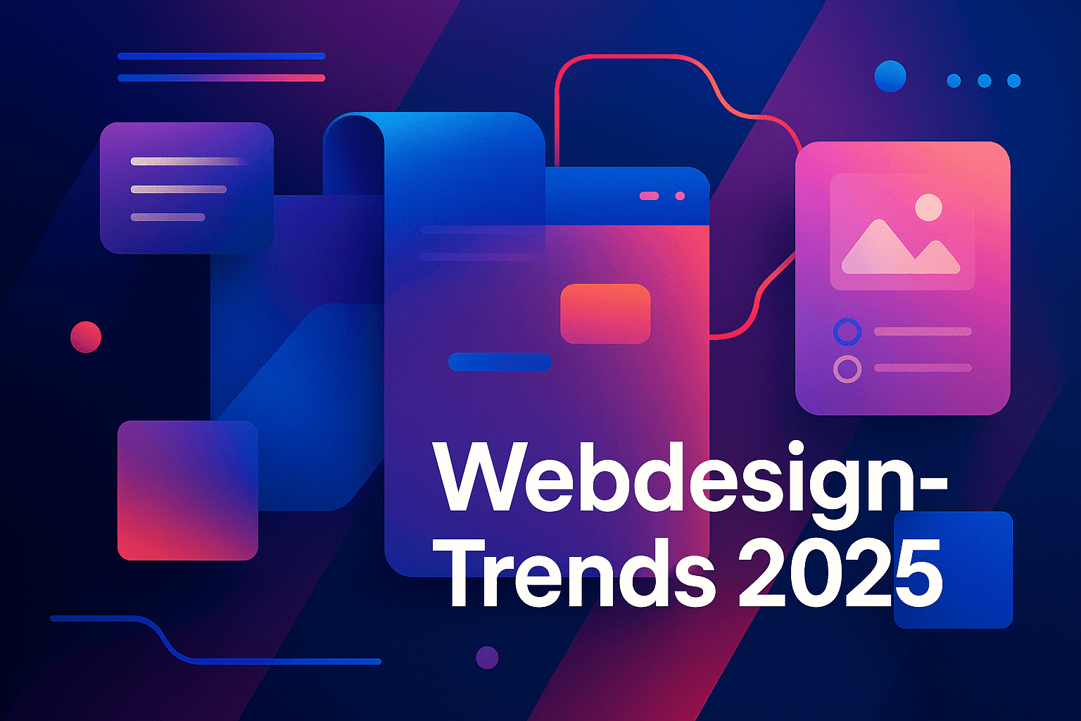 Die spannendsten Webdesign-Trends 2025: Was moderne Websites jetzt können müssen